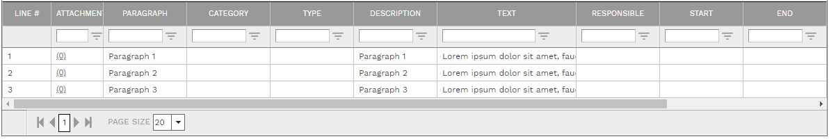 5. CLAUSES TABLE