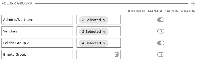 3. FOLDER GROUPS