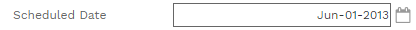 4. SCHEDULED DATE FIELD