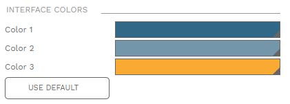 1. INTERFACE COLORS SECTION