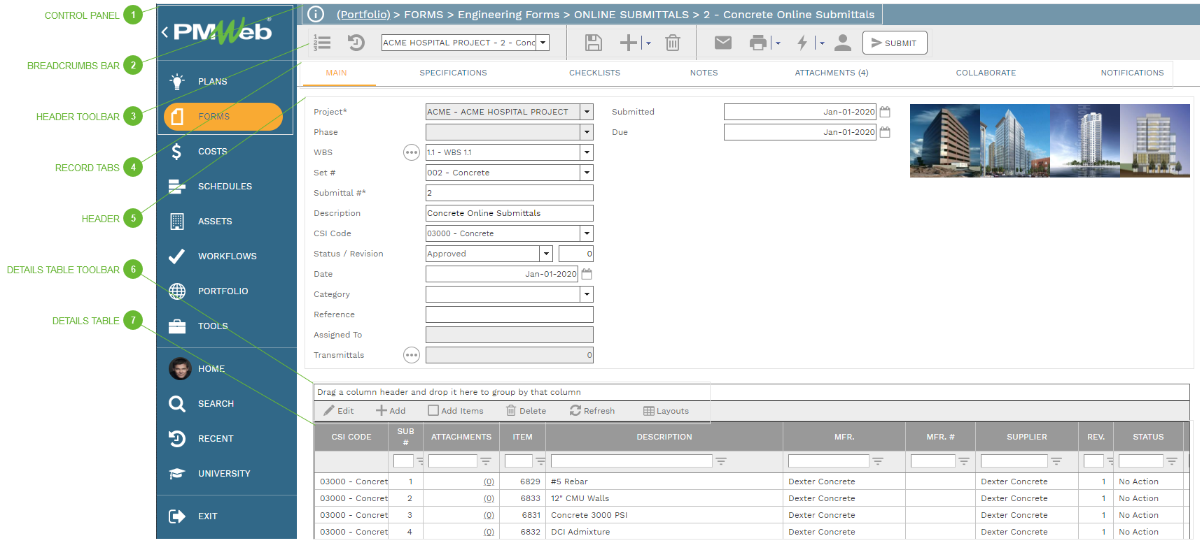 Online Submittals