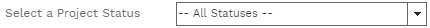 3. SELECT A PROJECT STATUS LIST