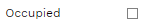 5. Occupied Checkbox
