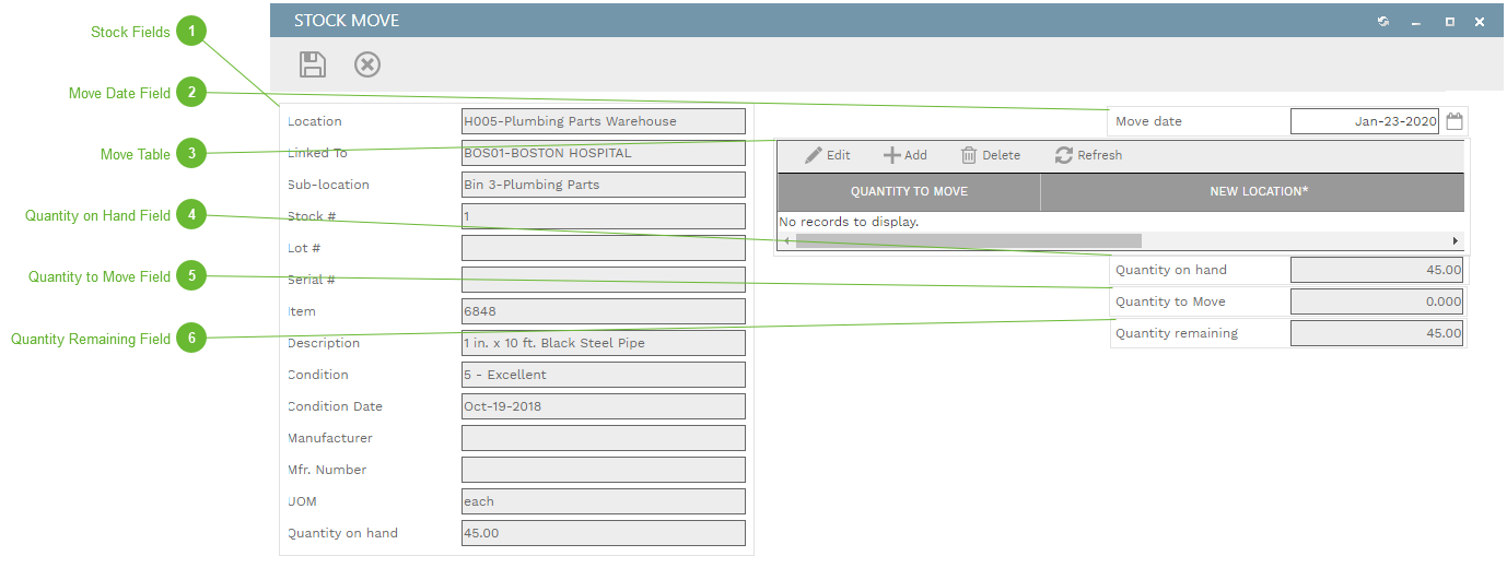 Stock Move Dialog