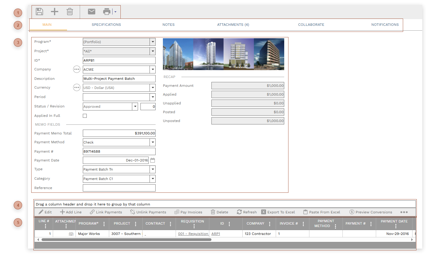 A/R and A/P Payment Batches