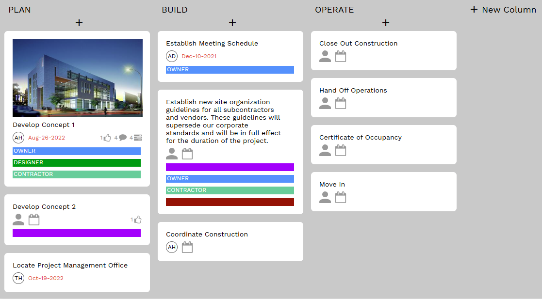 2. CARD VIEW / LIST VIEW AREA