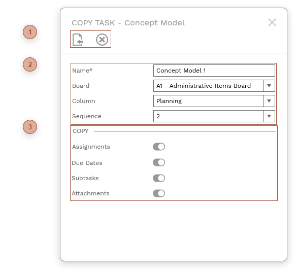 Copy Task Dialog