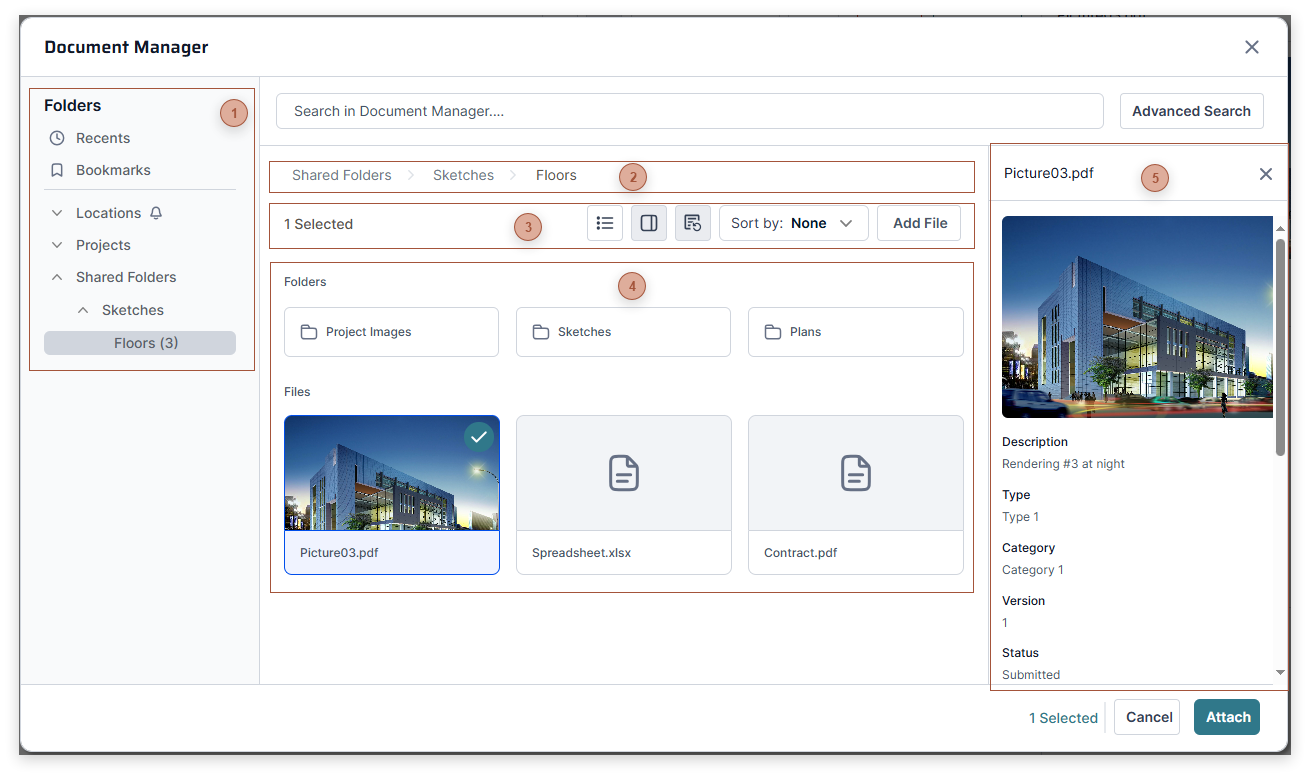 Document Manager Dialog