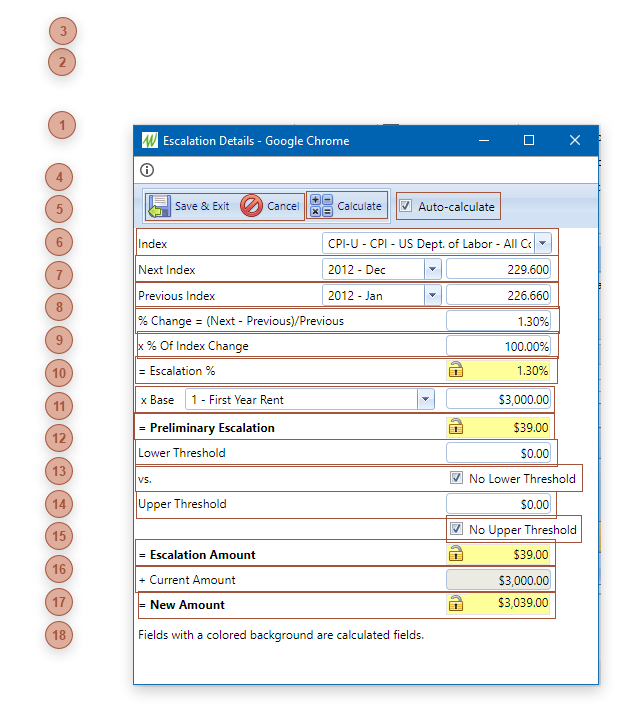 Escalation Details Dialog