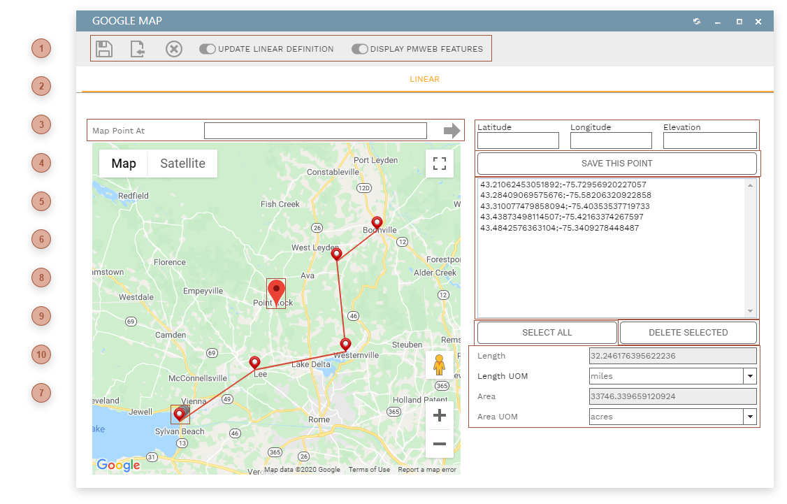 Google Linear Asset Dialog