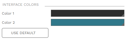 1. INTERFACE COLORS SECTION