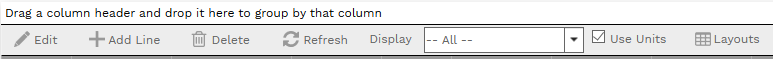 1. DETAILS TABLE TOOLBAR