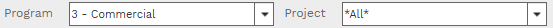 1. PROGRAM & PROJECT SELECTOR FIELDS