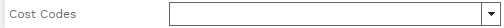 5. Cost Codes Field