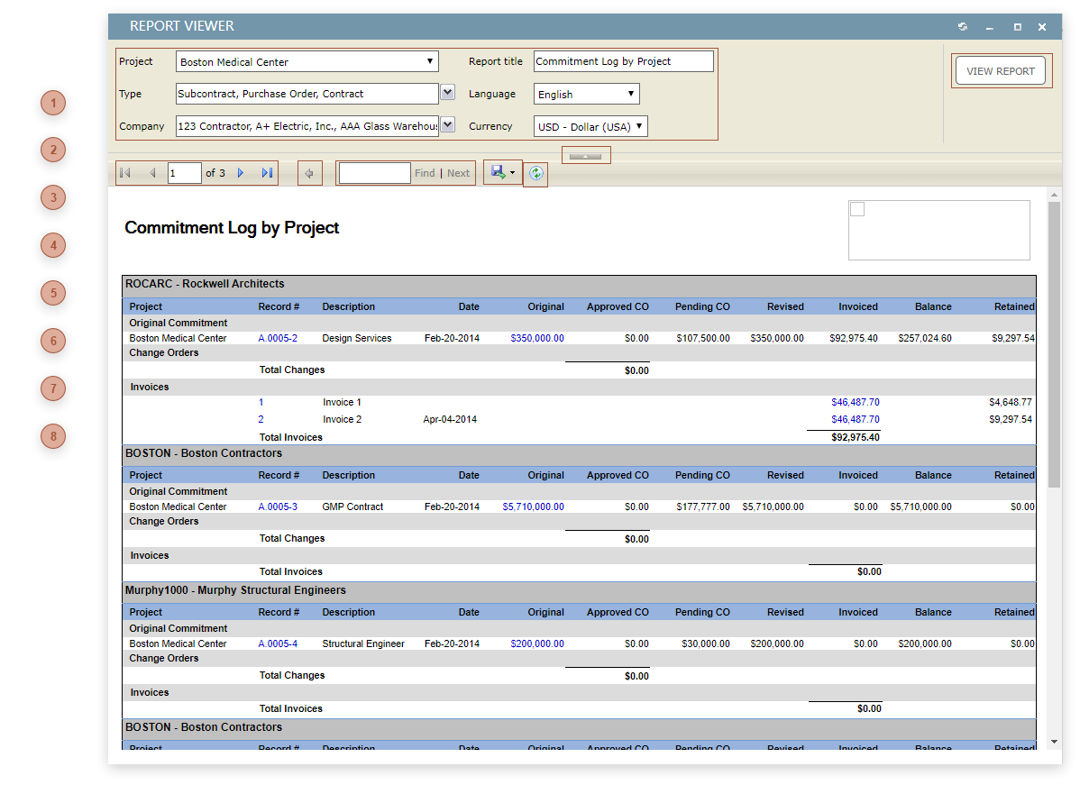 Report Viewer Dialog