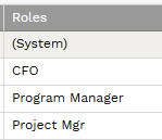 7. ROLES FIELD