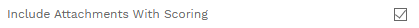9. INCLUDE ATTACHMENTS CHECKBOX