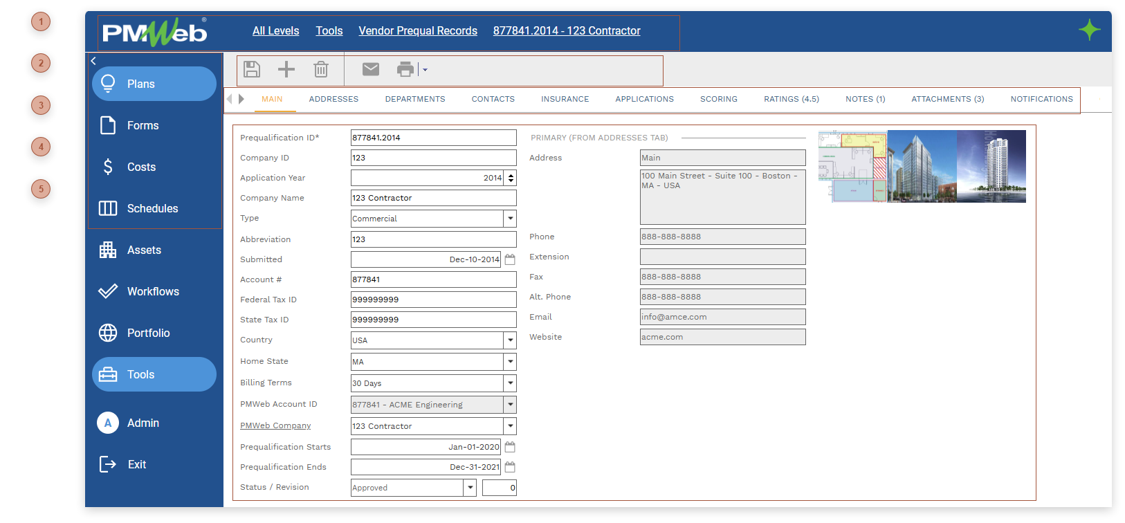 Vendor Prequal Records